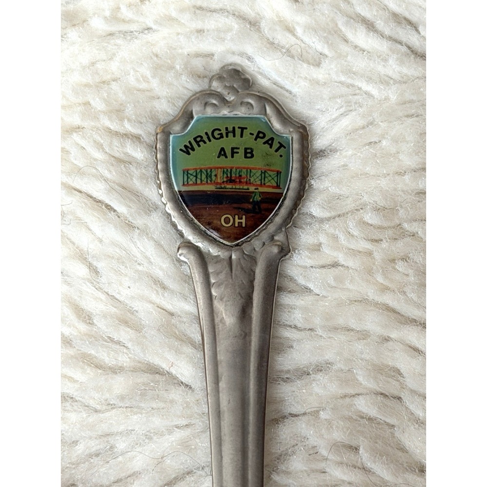 Wright Patterson AFB Air Force Base Ohio‎ Vingage Souvenir Spoon Collectible